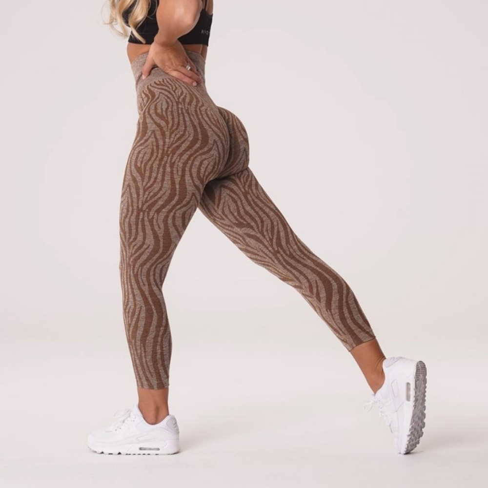 NVGTN Seamless Mocha Zebra Leggings